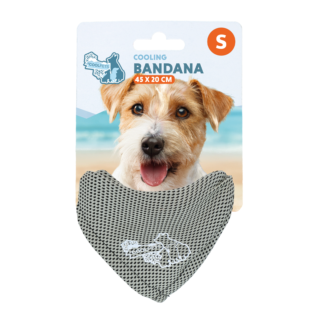 Bandana refrescante Coolpets beige S
