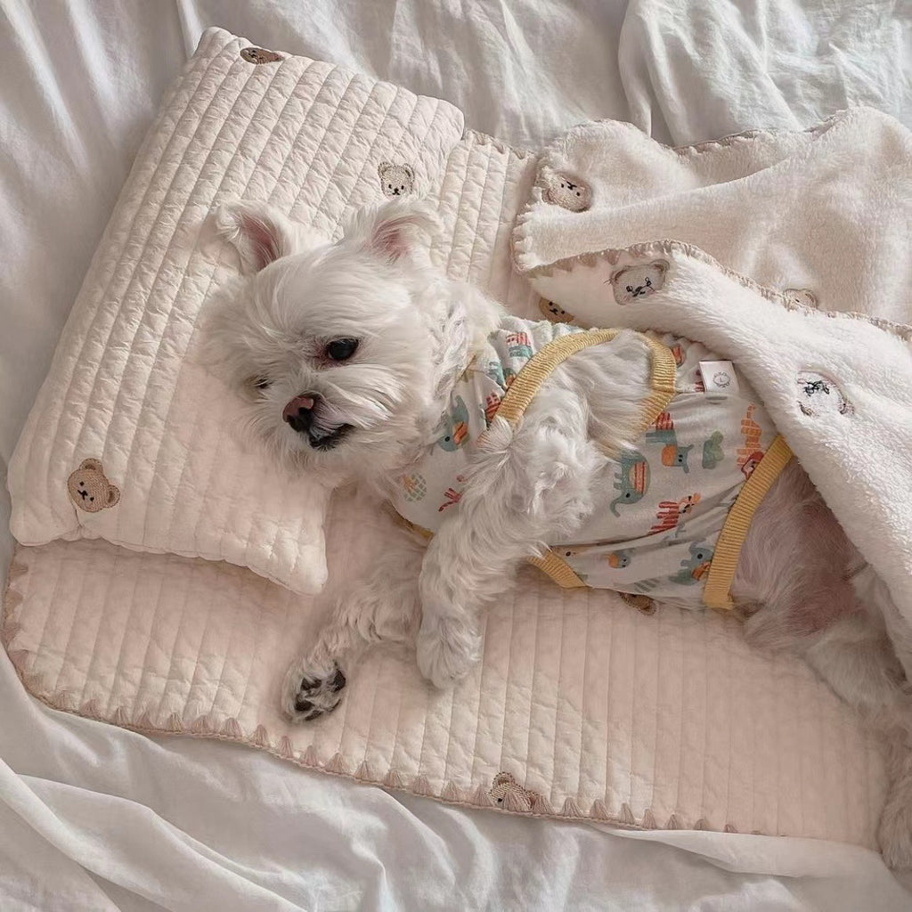 Conjunto de ropa de cama y almohada a juego, lavable y muy confortable