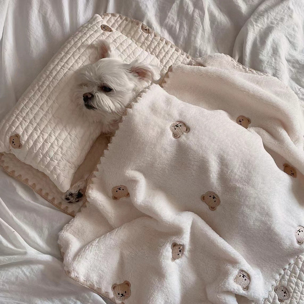 Conjunto de ropa de cama y almohada a juego, lavable y muy confortable