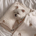 Conjunto de ropa de cama y almohada a juego, lavable y muy confortable